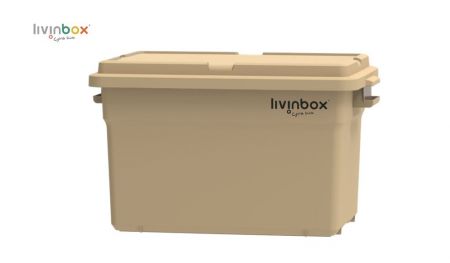 72L अधिकतम क्षमता वाला इंटरलॉकिंग स्टोरेज टोटे बॉक्स - भारी-भरकम 72L पीपी सामरिक संगठन प्रणाली